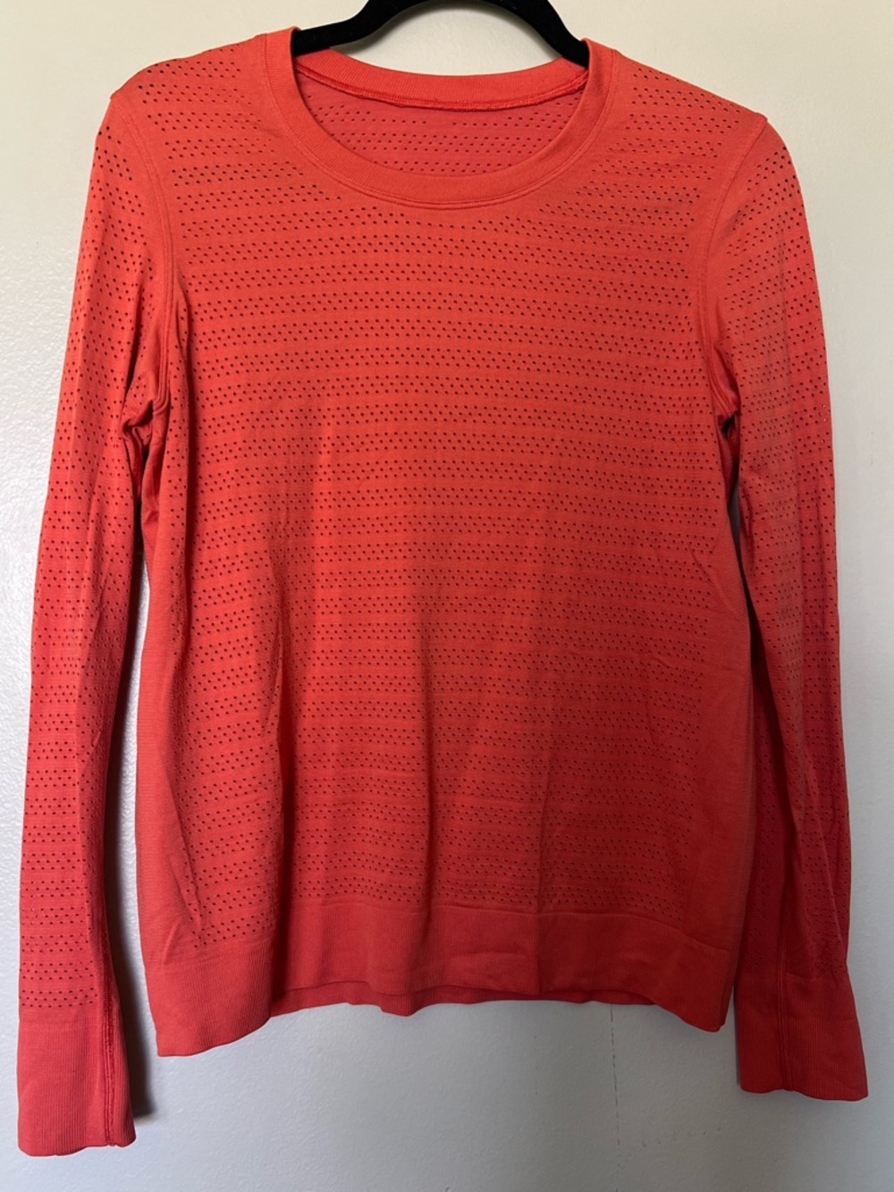 Lululemon Orange Breeze By Long Sleeve *Squad Brick / Brick